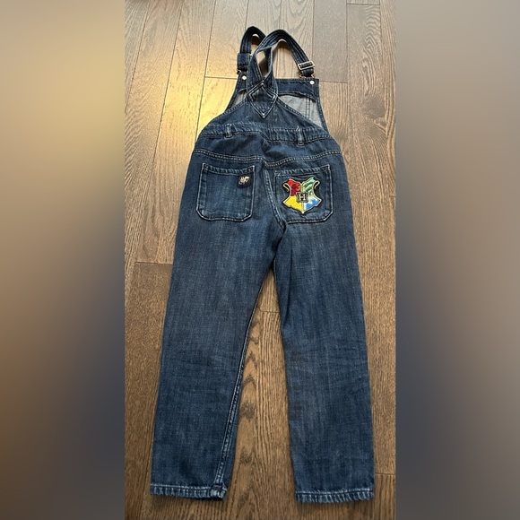 Harry Potter girls Jean overalls size 7-8 - Picture 3 of 5
